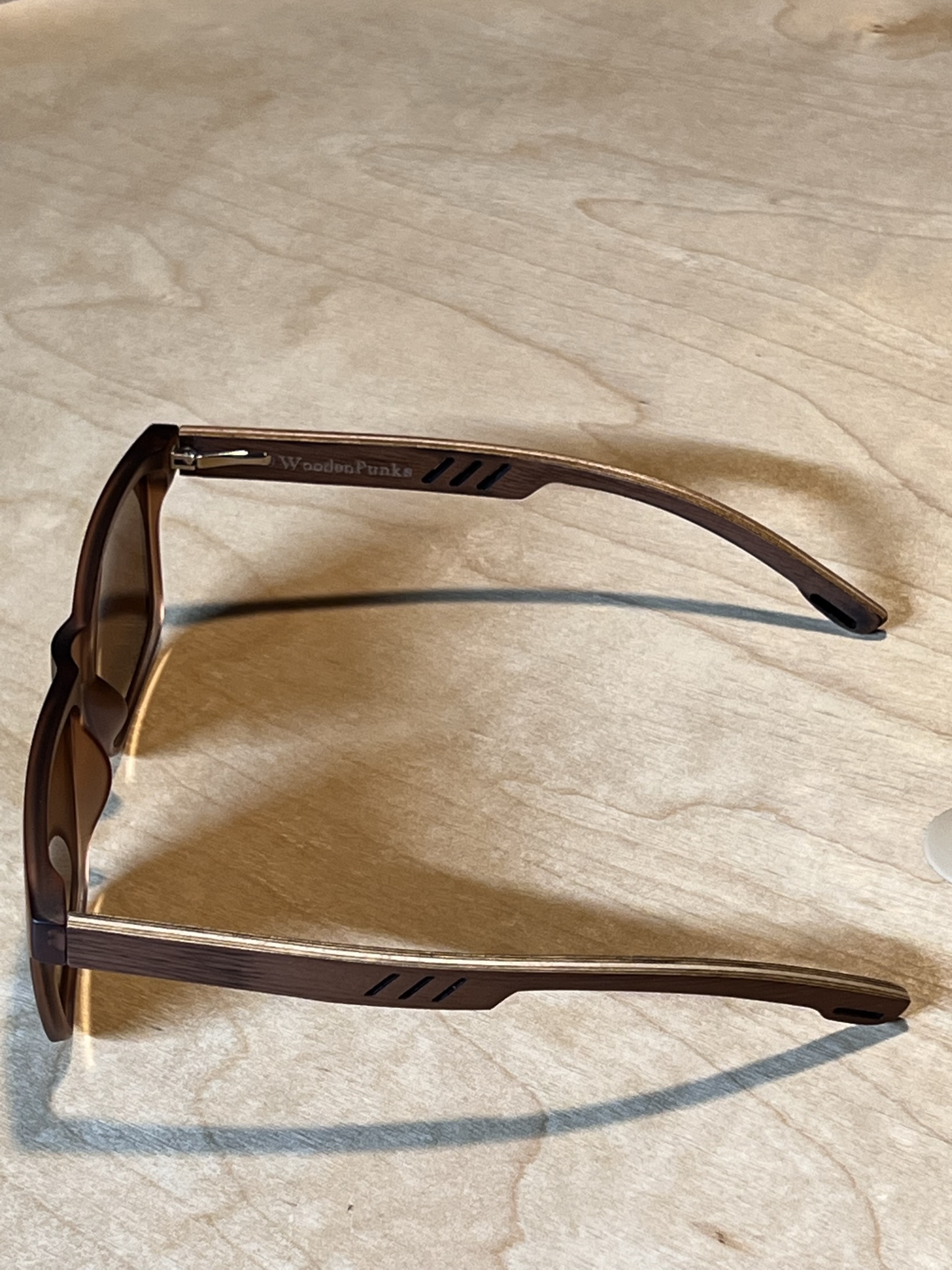 Wooden & Brown Polarized Sunglasses