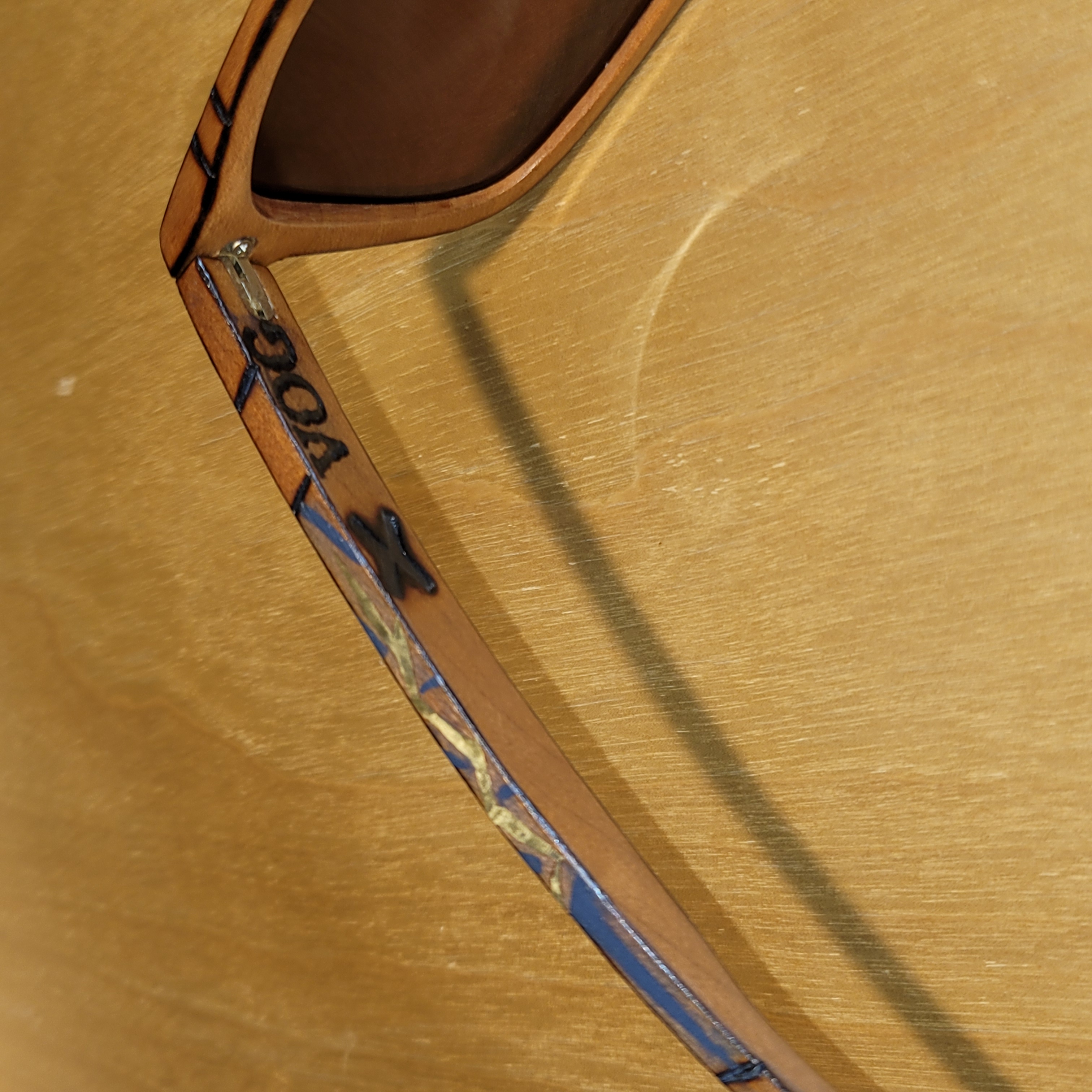 Metal Inlay Sunglasses