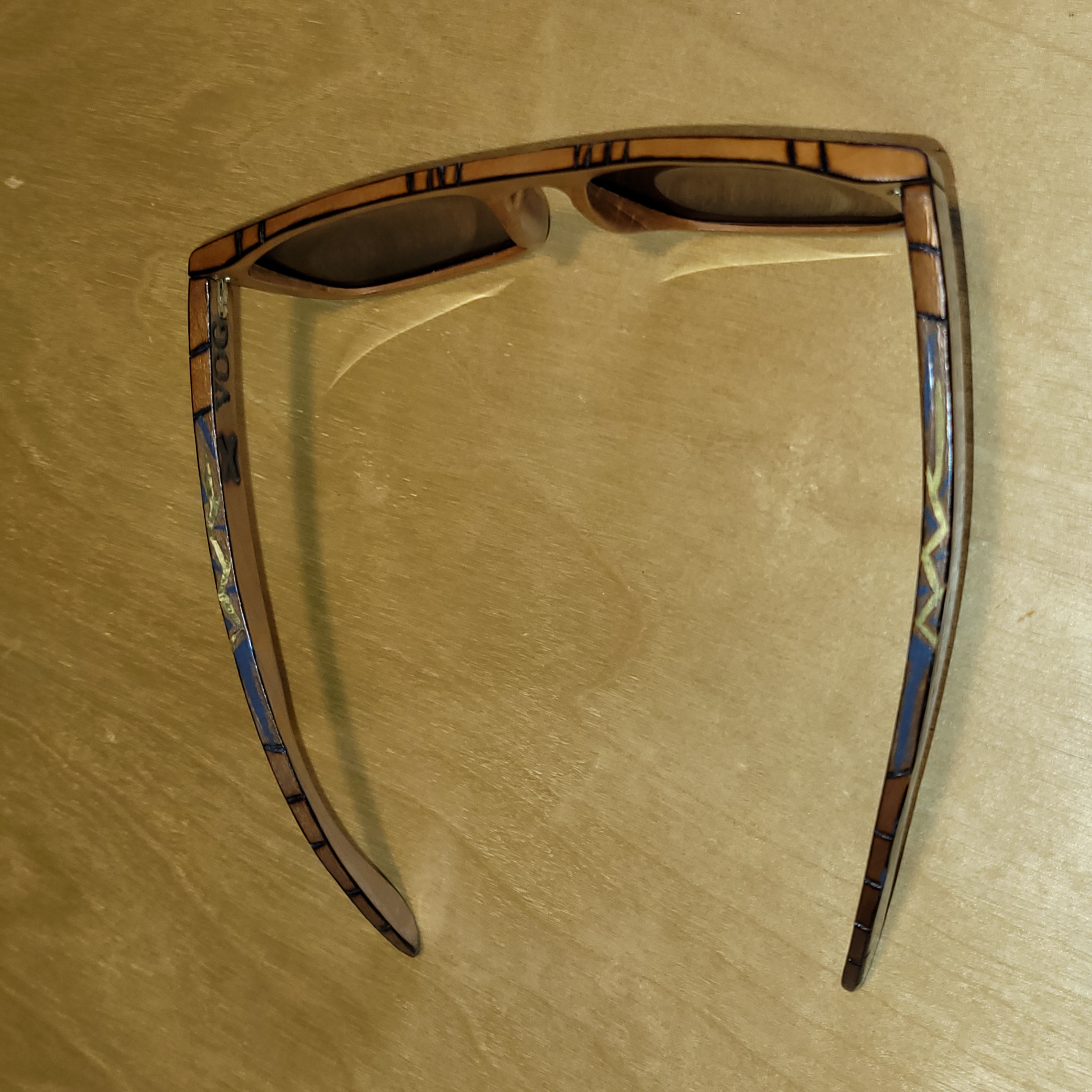 Metal Inlay Sunglasses