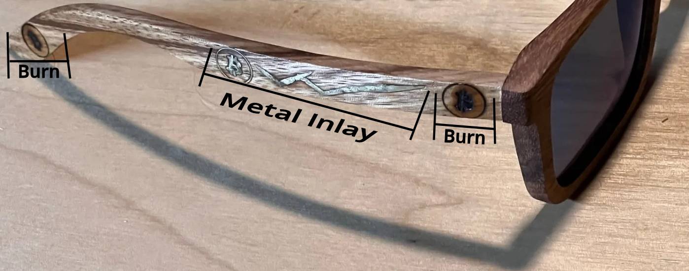 Metal Inlay Sunglasses