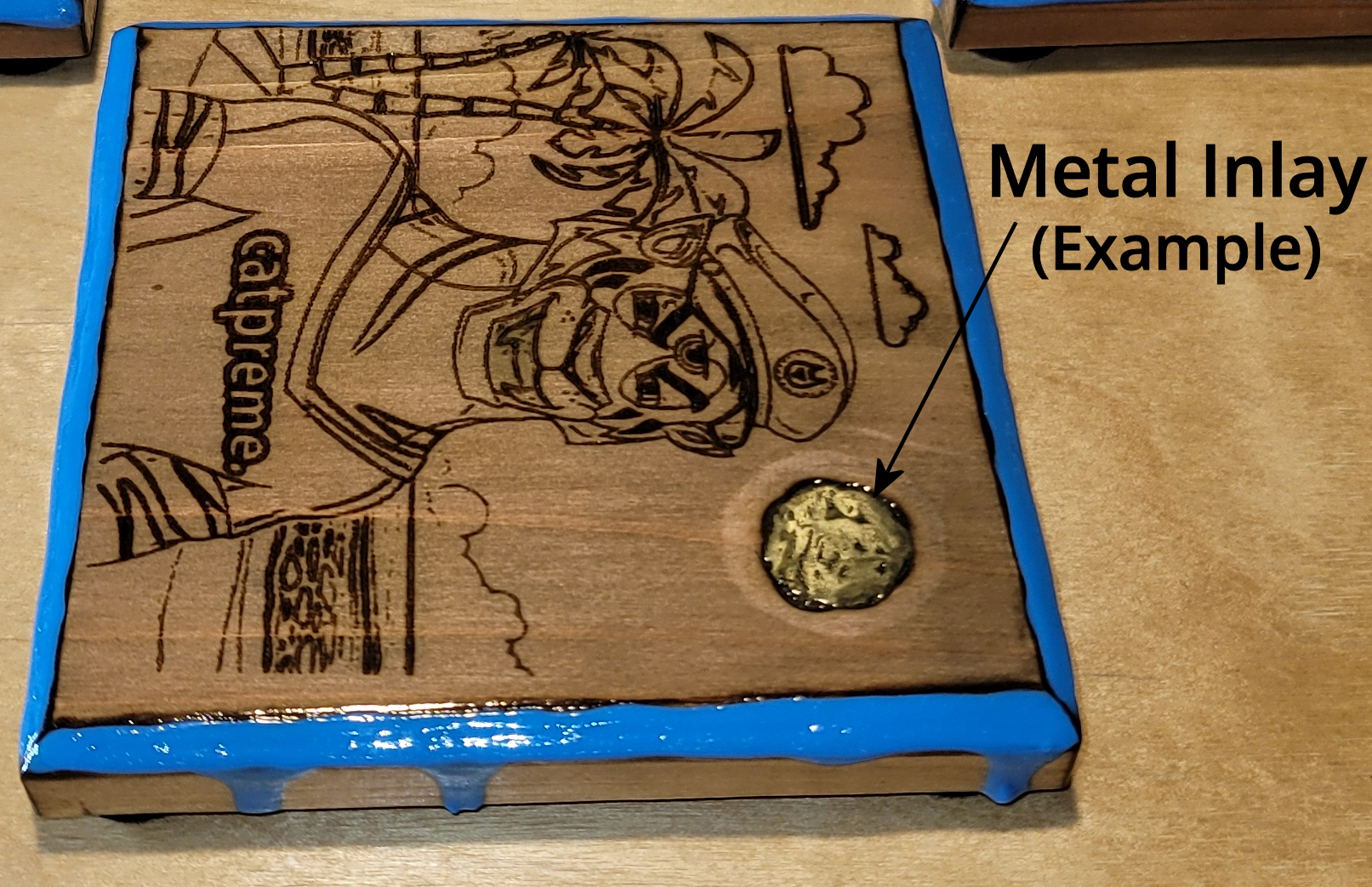 Metal Inlay Coasters