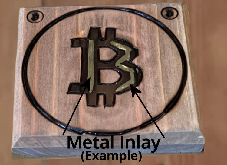 Metal Inlay Coasters