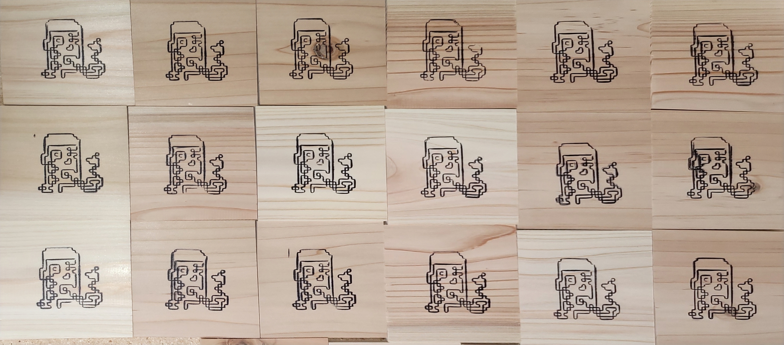 Pine Wood Coasters