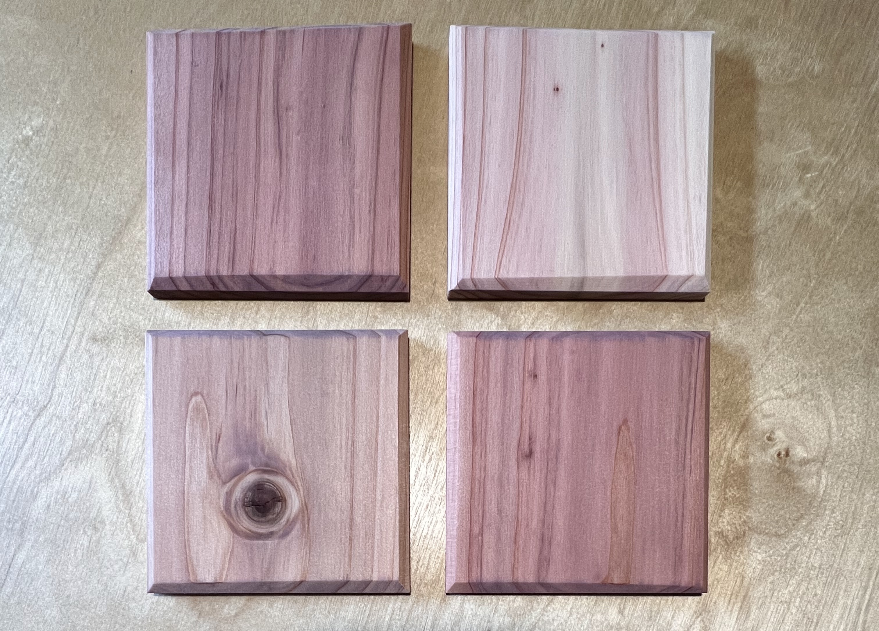 Pine Wood Coasters
