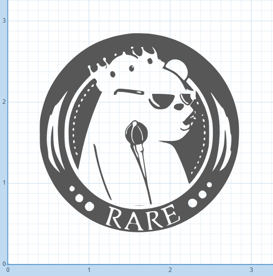 SRB LABs $RARE Wood Pendant