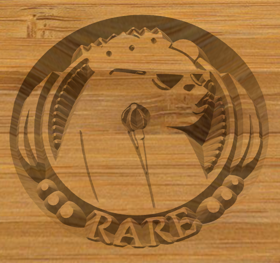 SRB LABs $RARE Wood Pendant