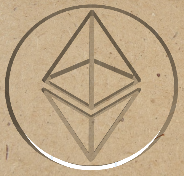 Ethereum Wood Pendant