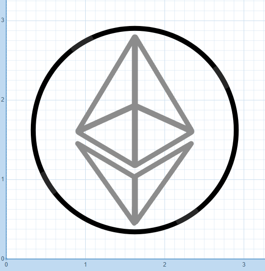 Ethereum Wood Pendant