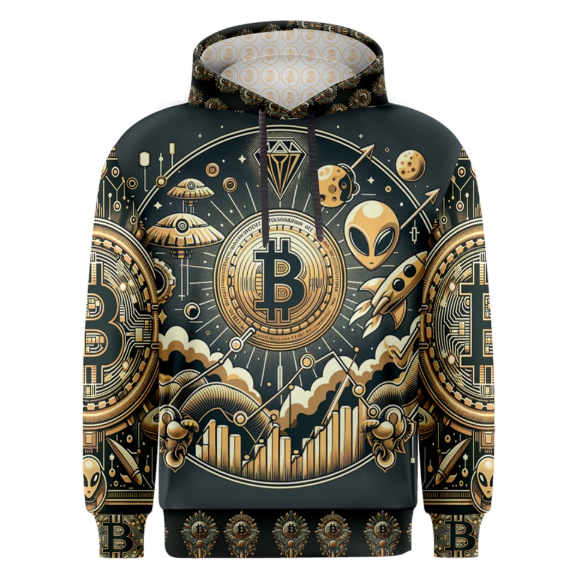 Bitcoin Alien Invasion Hoodie