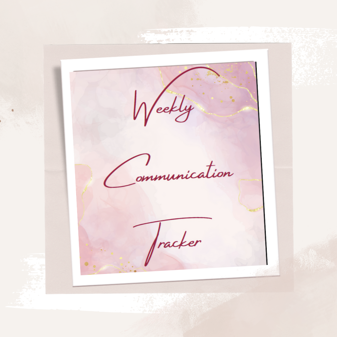 PRINTABLE: Communication Planner