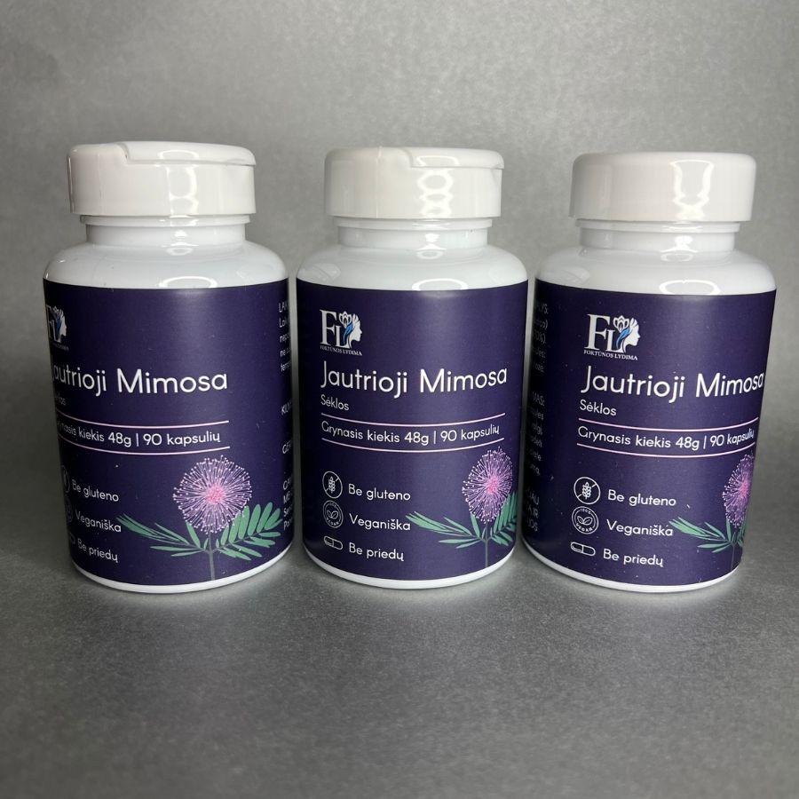 Jautrioji Mimosa sėklos 