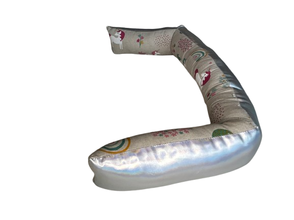 Lounge Bolster "Unicorns in Silver"