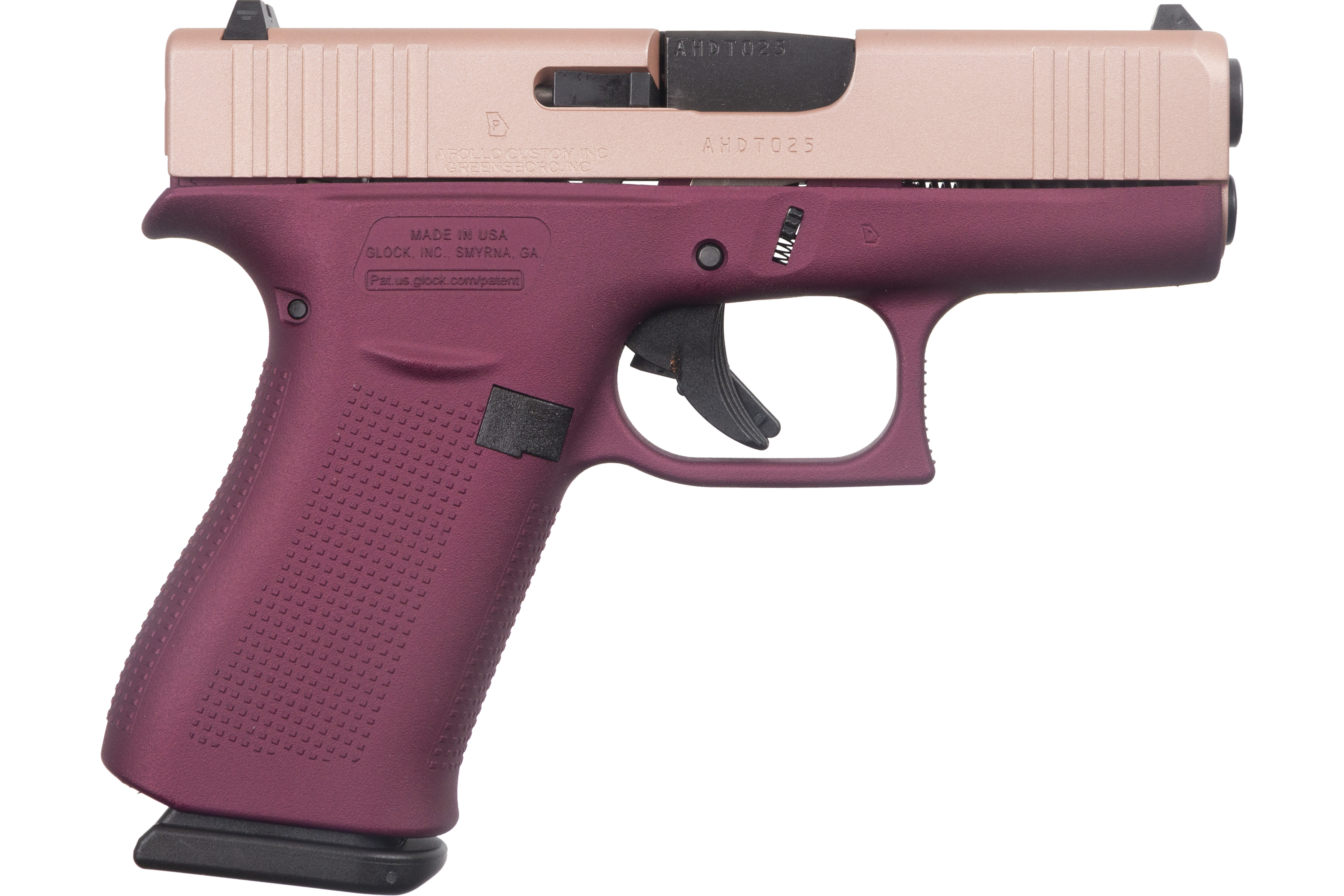 Glock 43X Rose gold