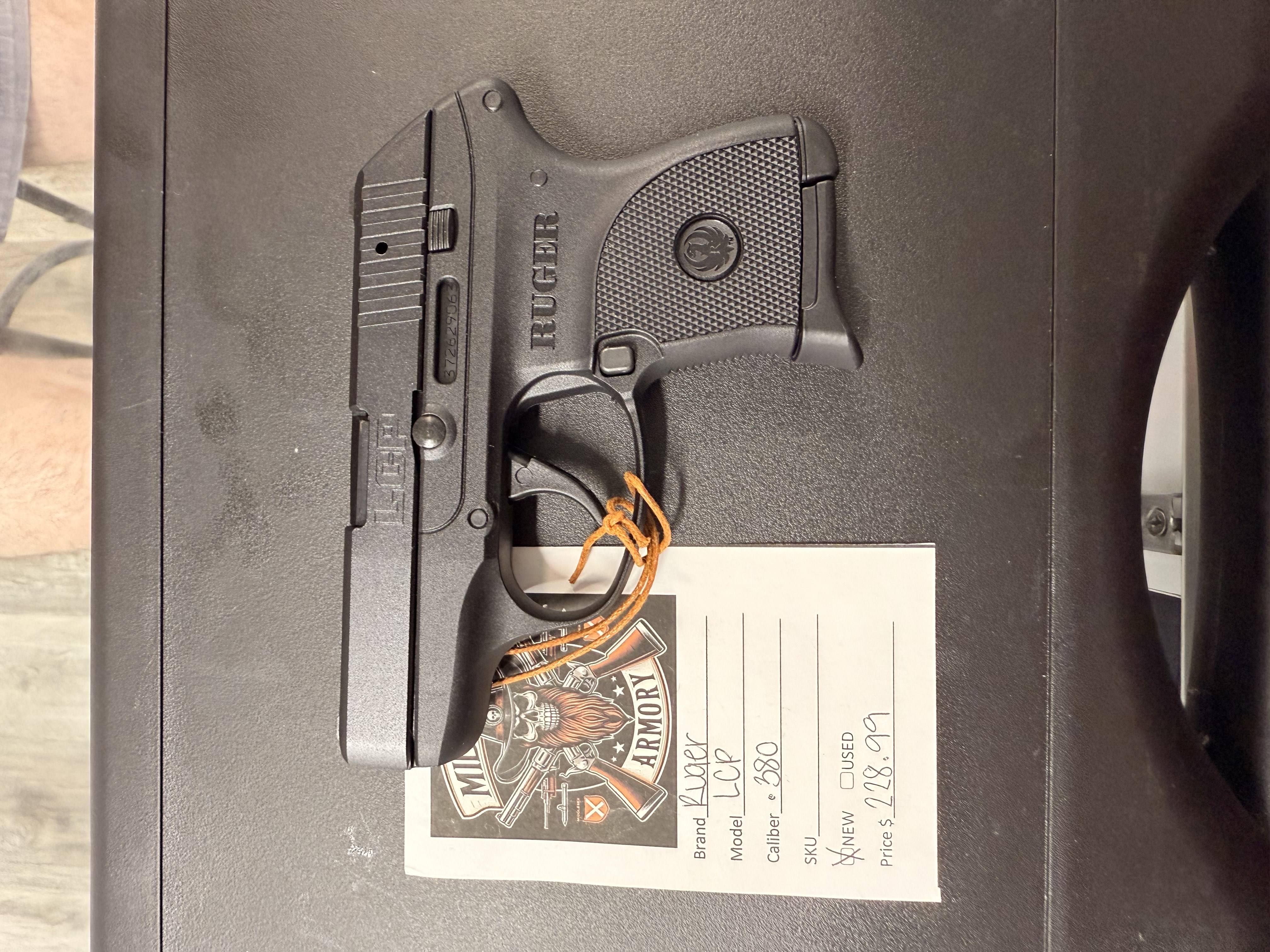 Ruger LCP .380 
