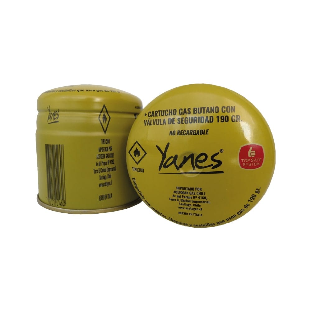 Cartucho de gas butano Yanes