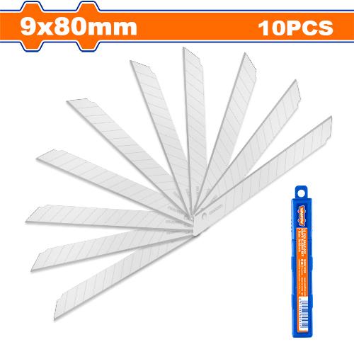PACK 3 SET REPUESTOS CUCHILLA DE 10 HOJAS C/U 9X80 MM WADFOW WMK1K09