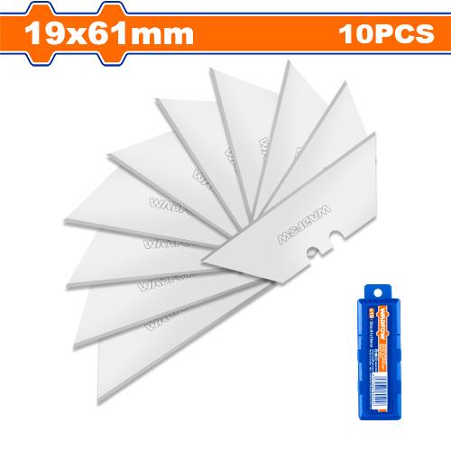 PACK 3 SET CUCHILLAS 10 PIEZAS DE 61 MM X 19 MM WADFOW WMK1K61