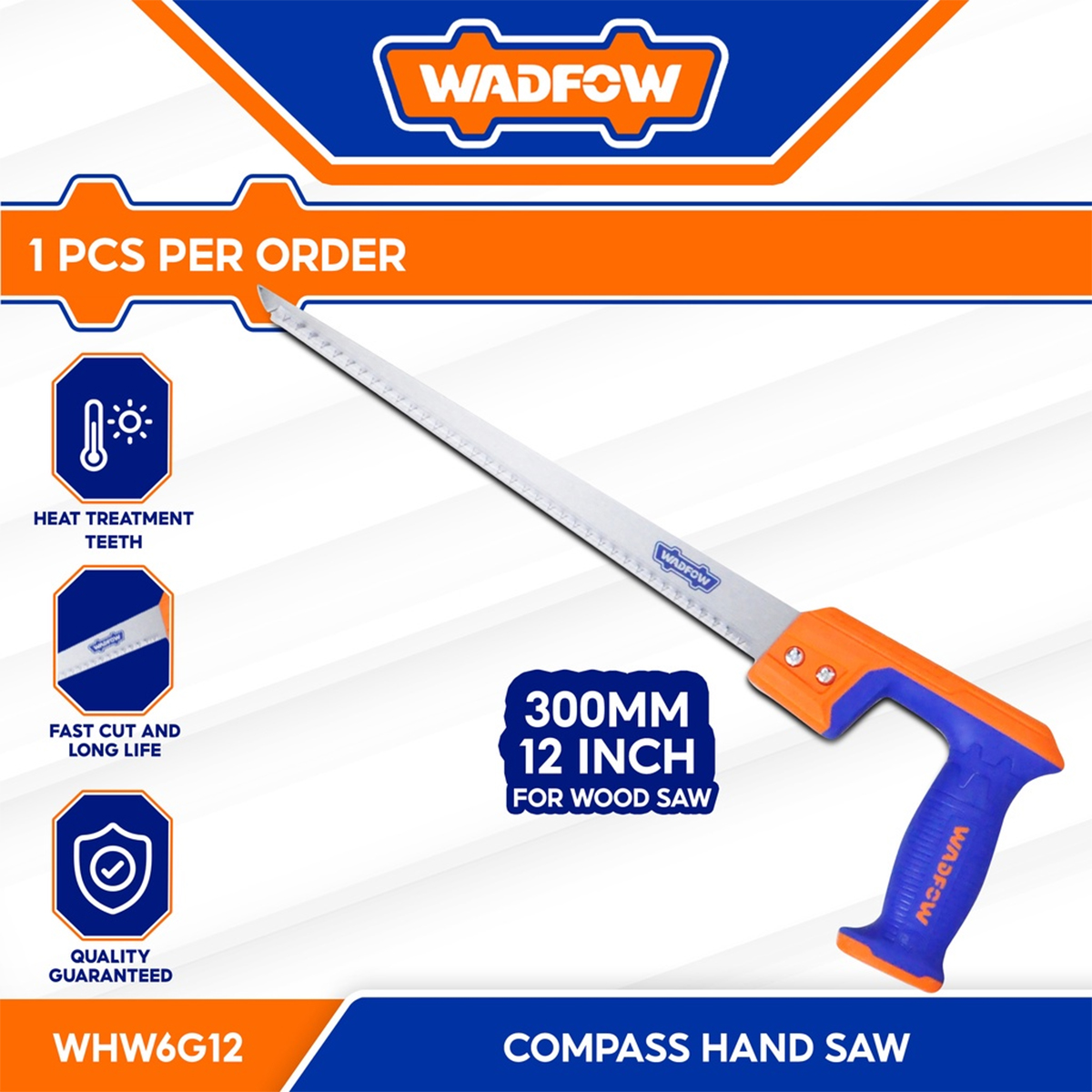 SIERRA PARA YESO-CARTON 12" WADFOW WHW6G12