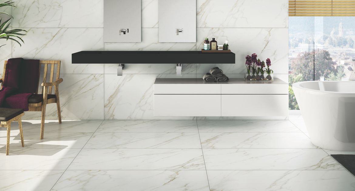 Porcelanato Calacata Classico White PORTINARI