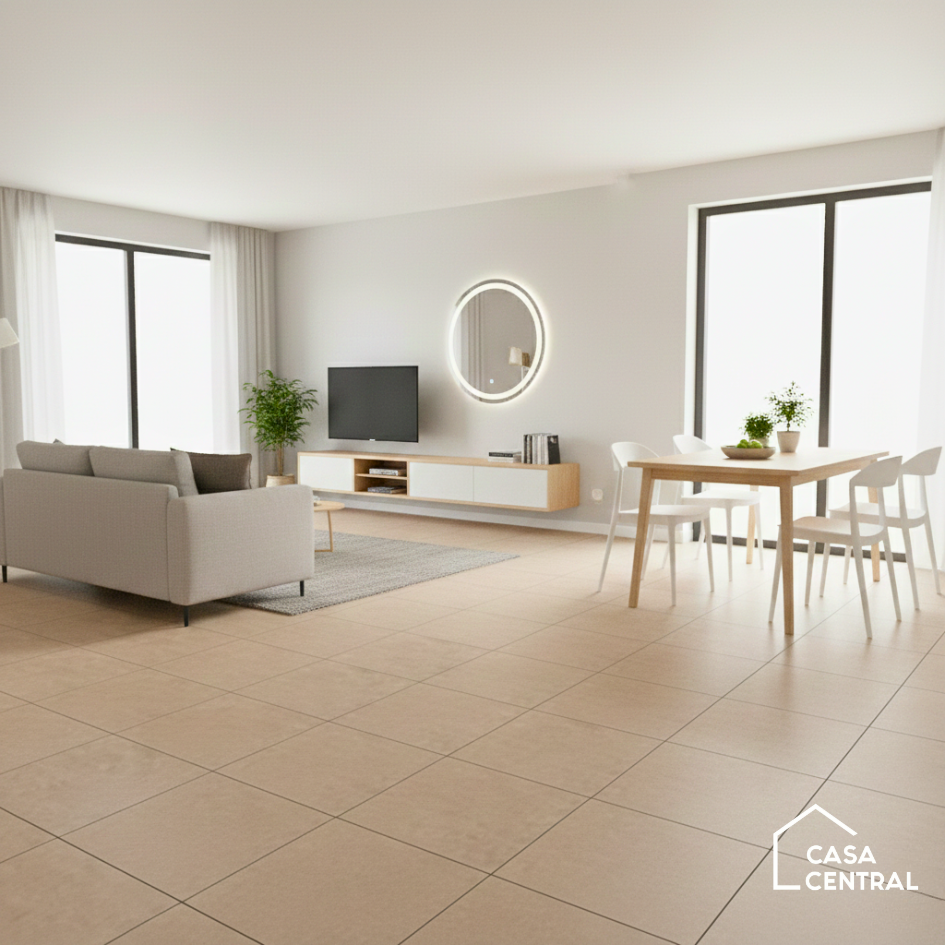 Porcelanato Metropole Mocca Granillado VIA ROSA