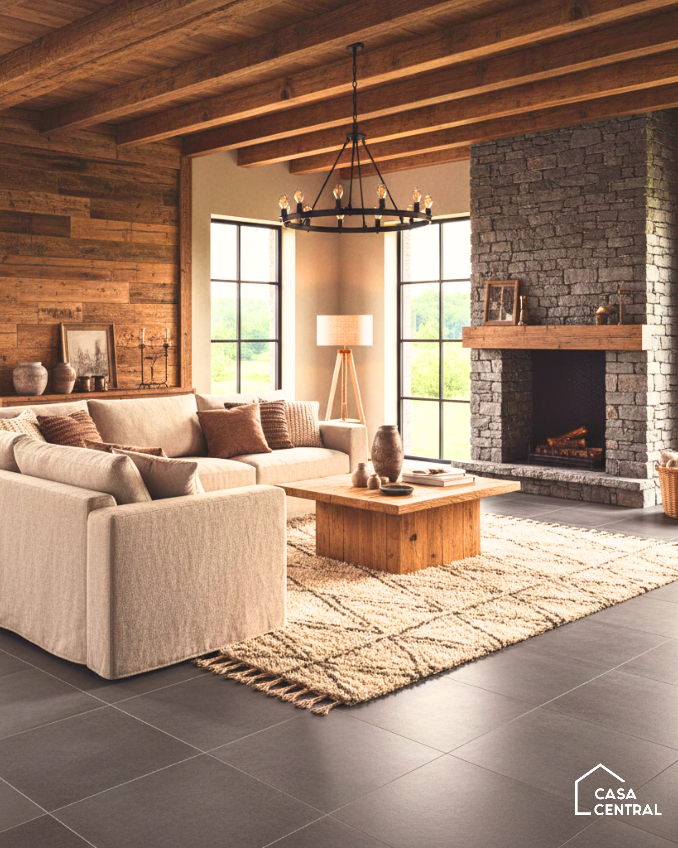 Porcelanato Metropole Grafite Granillado VIA ROSA