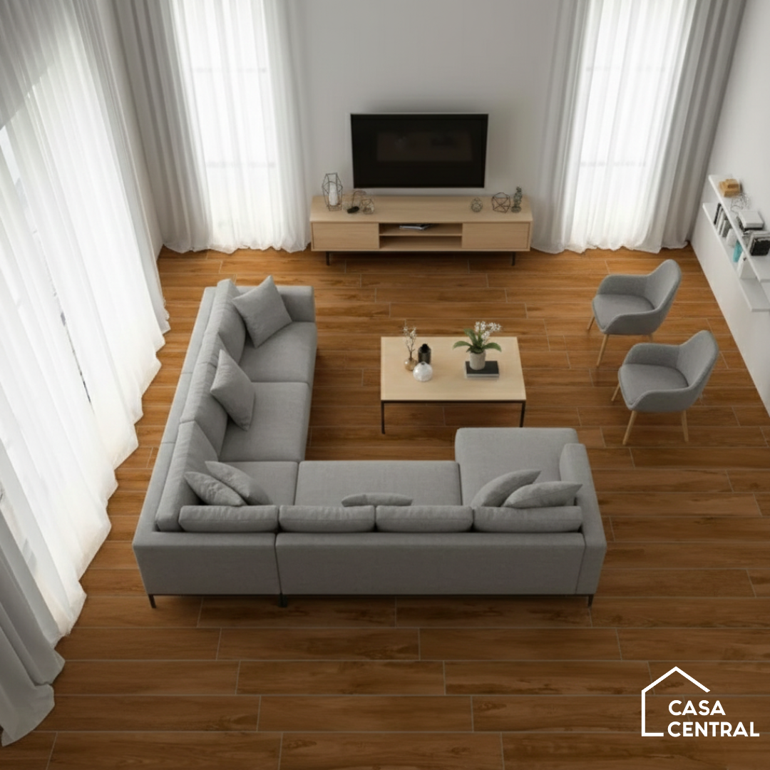 Porcelanato Red Wood Amendoa GAUDI