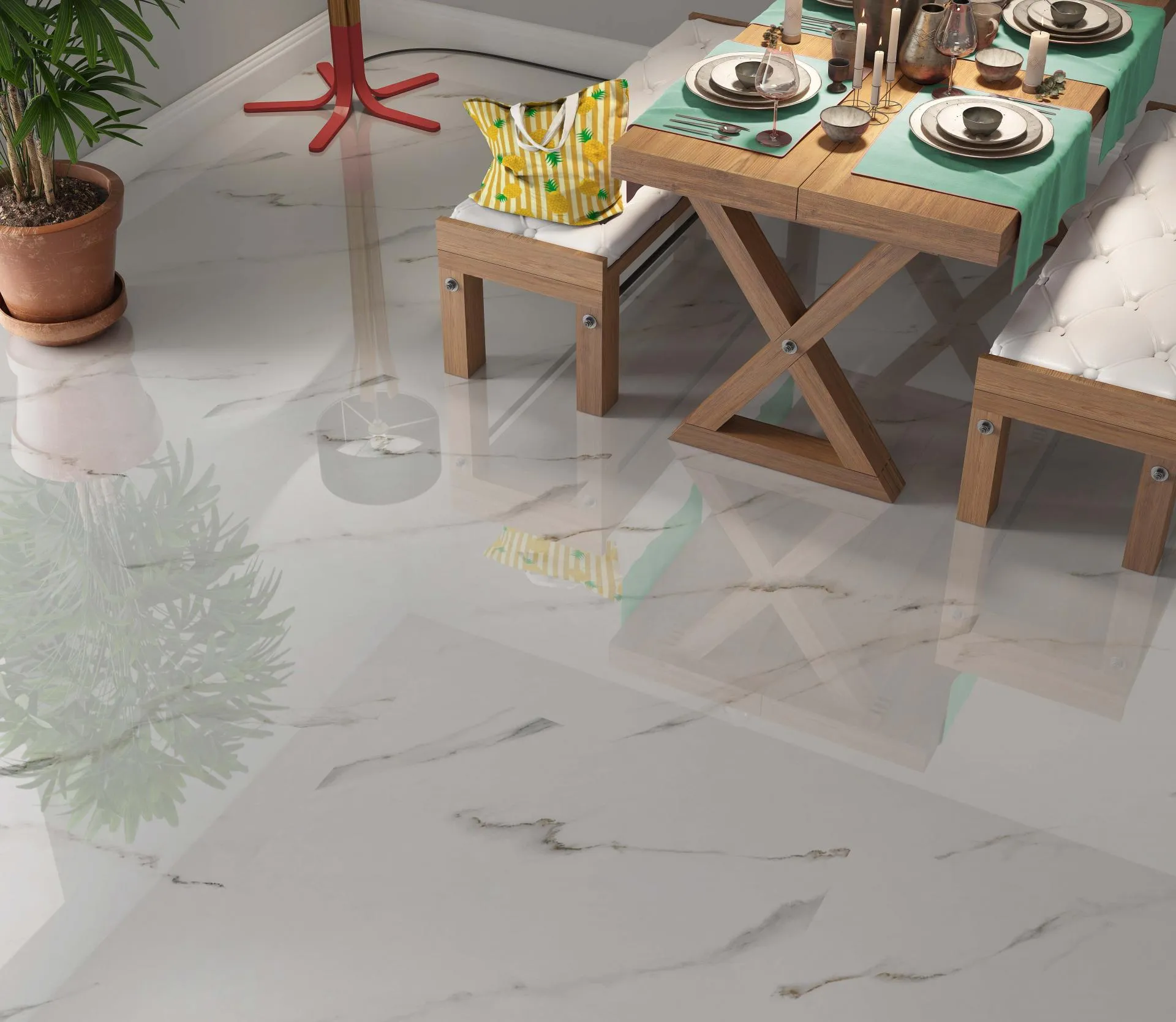 Porcelanato Carrara VIA ROSA