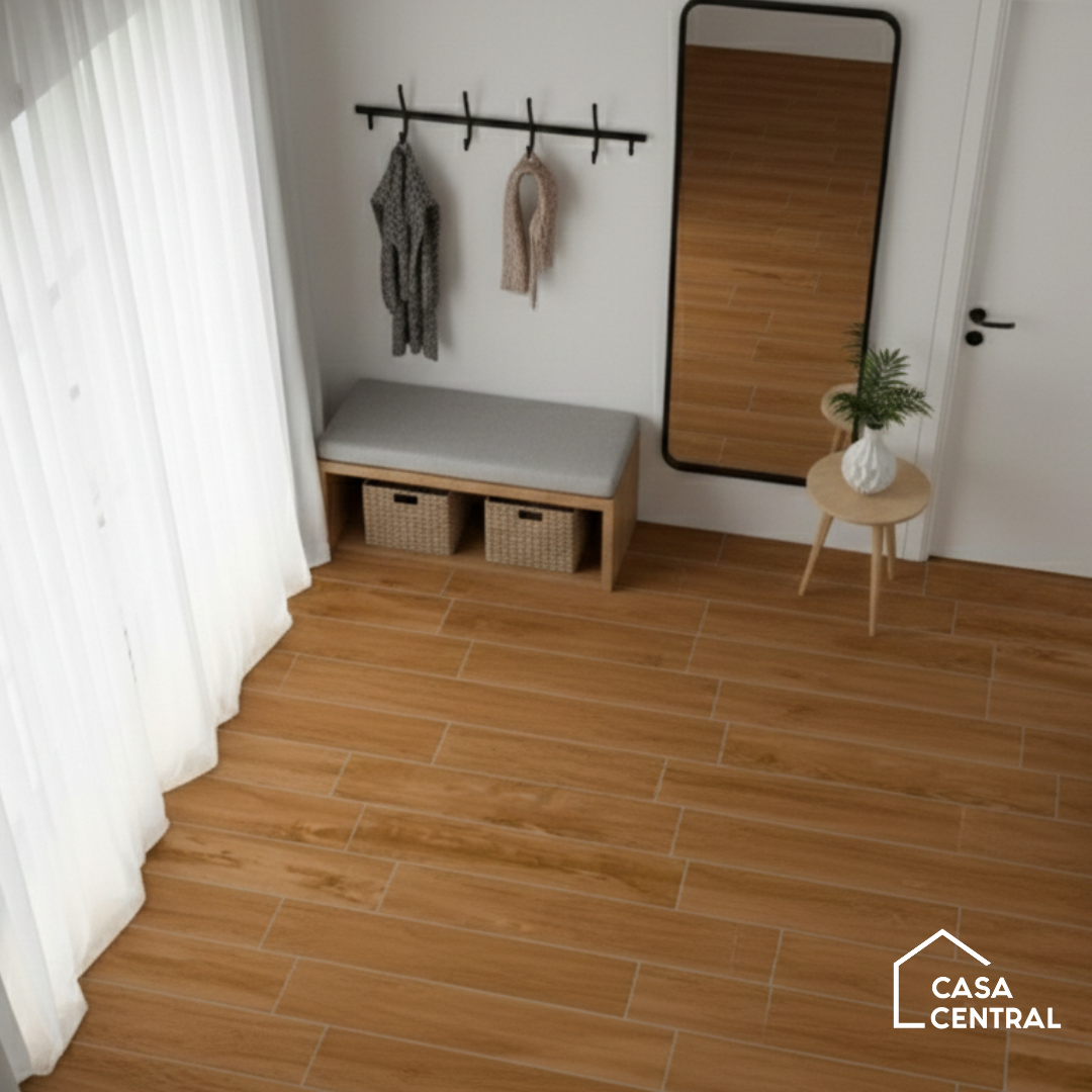 Porcelanato Red Wood Amendoa GAUDI