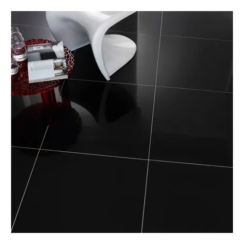 Porcelanato Negro Masa Unica