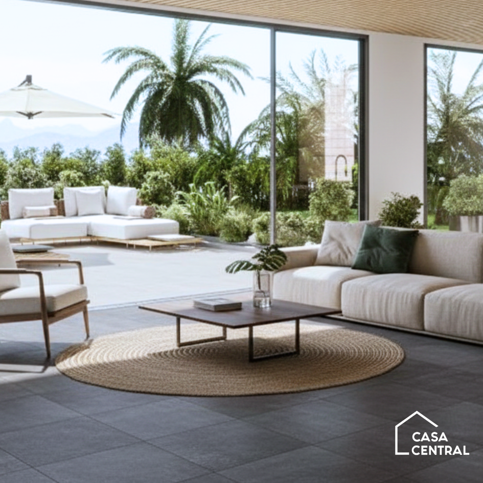 Porcelanato Quebec Dark Gray Acetinado GAUDI