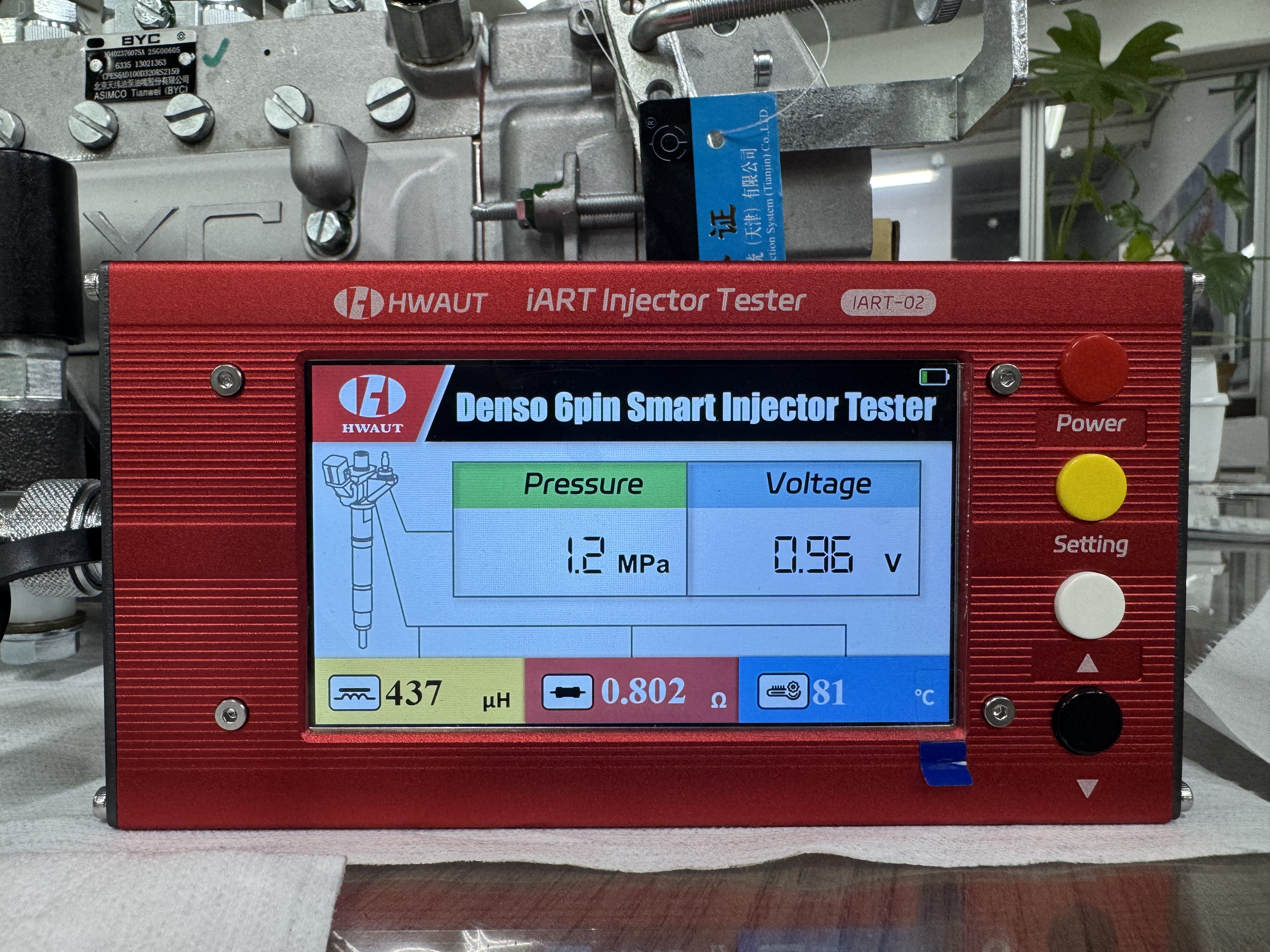 Tester 6 pines inyector Toyota