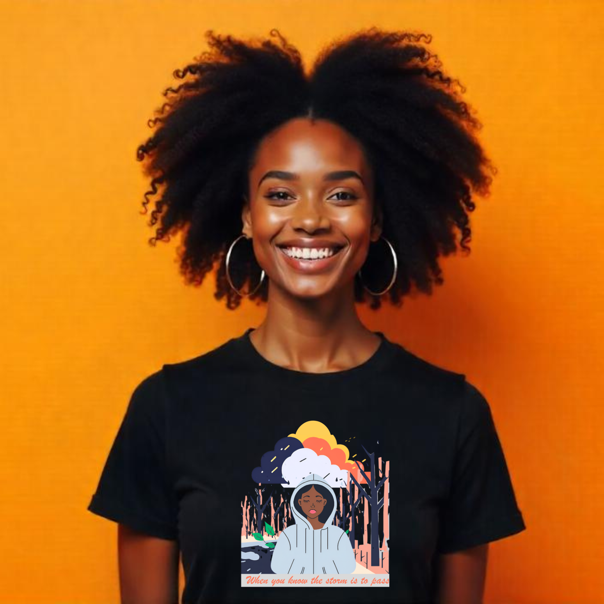 "When you know the storm is to pass" Women- Graphic T-Shirt