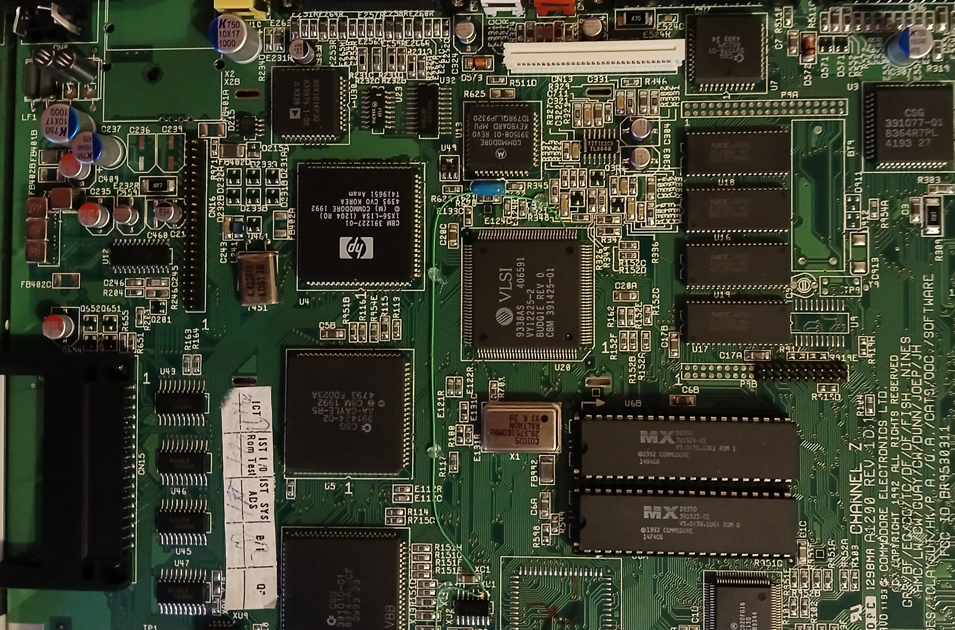 Recapping Service for Commodore Amiga 600 / 1200