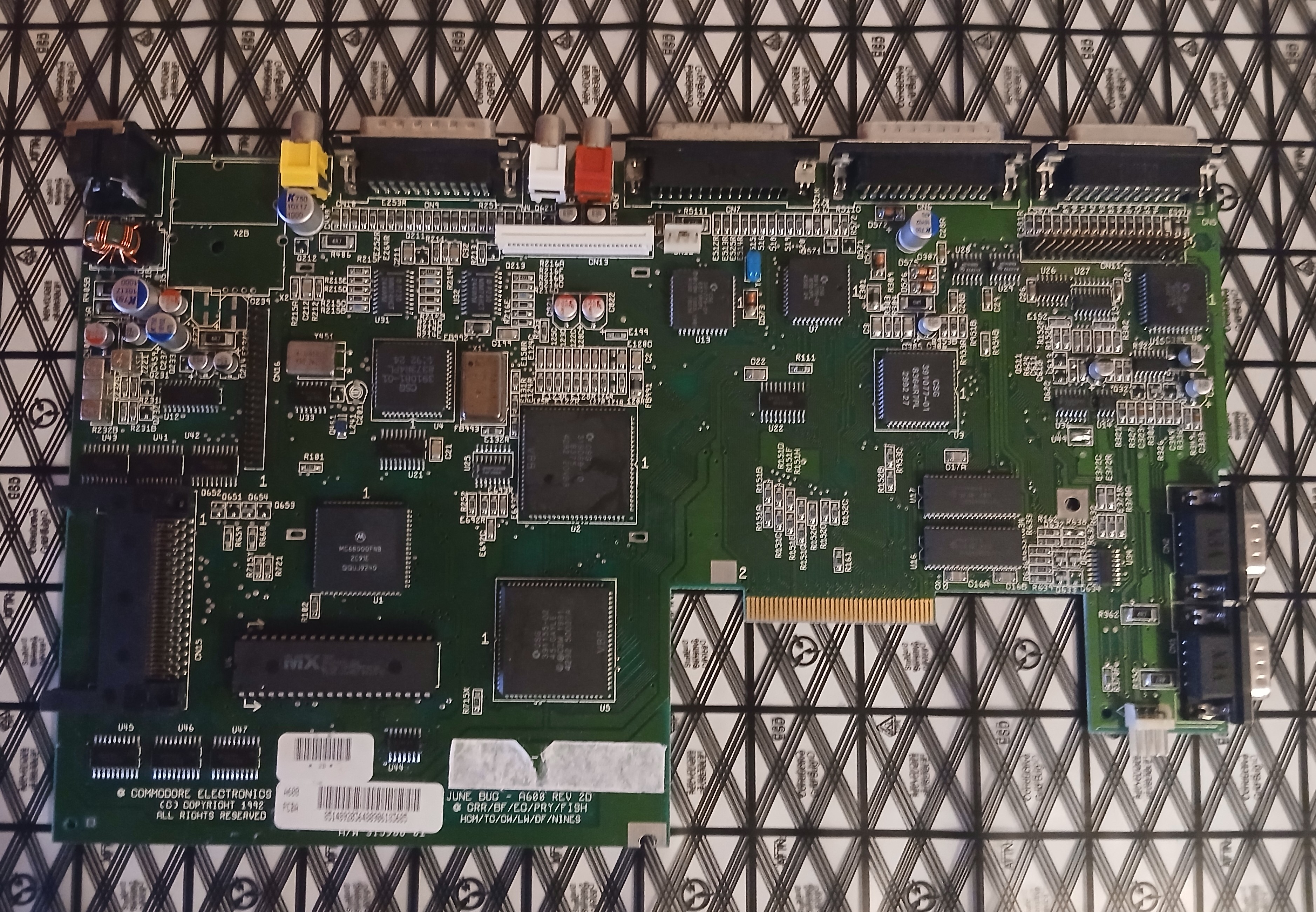 Amiga 600 Motherboard & Floppy Drive Package