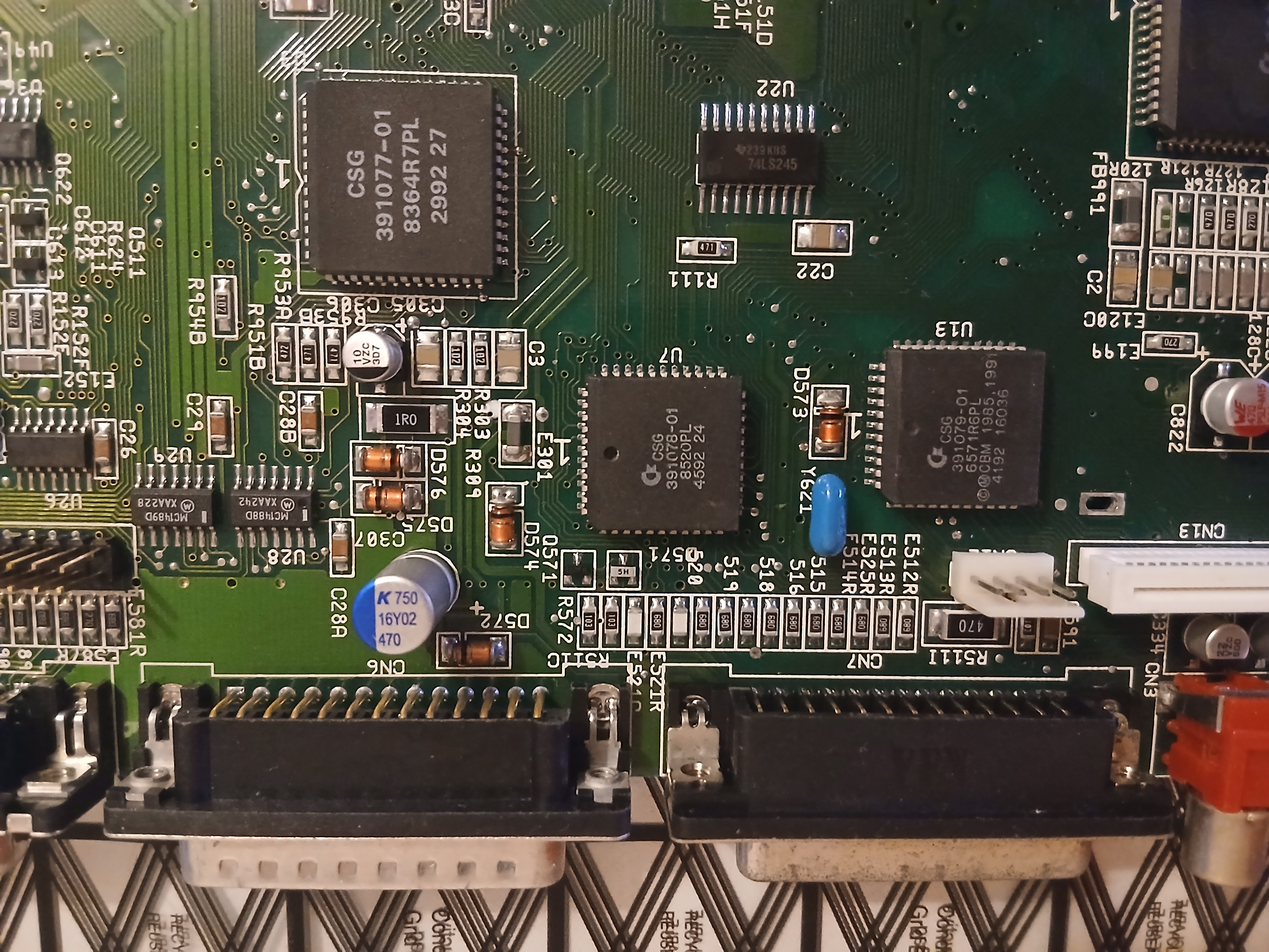 Amiga 600 Motherboard & Floppy Drive Package