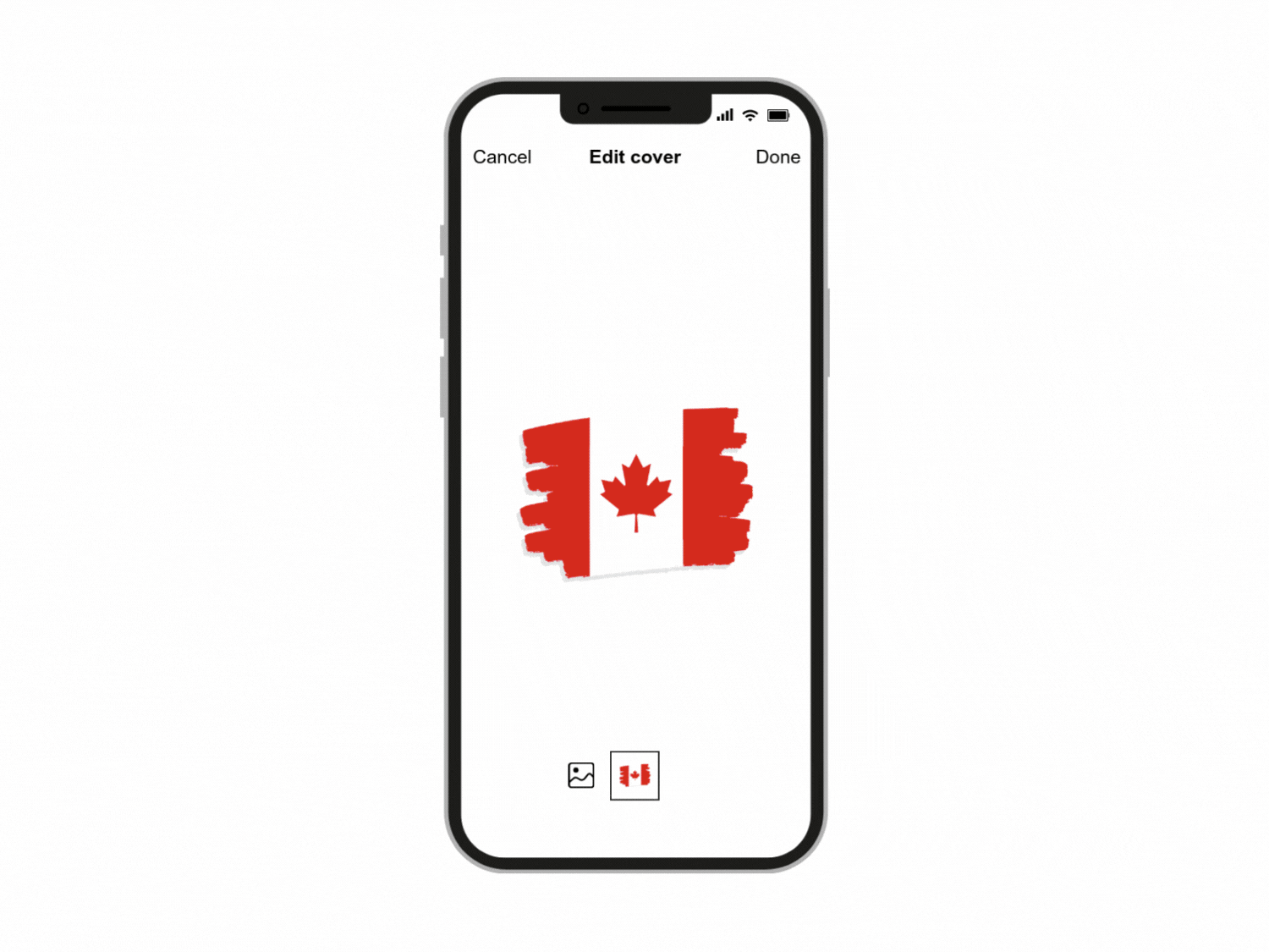Countries and Islands Brushstroke Flags