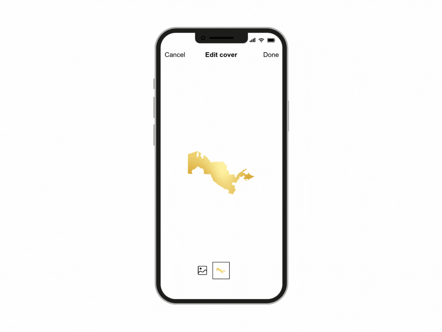 Gold Countries and Islands Map