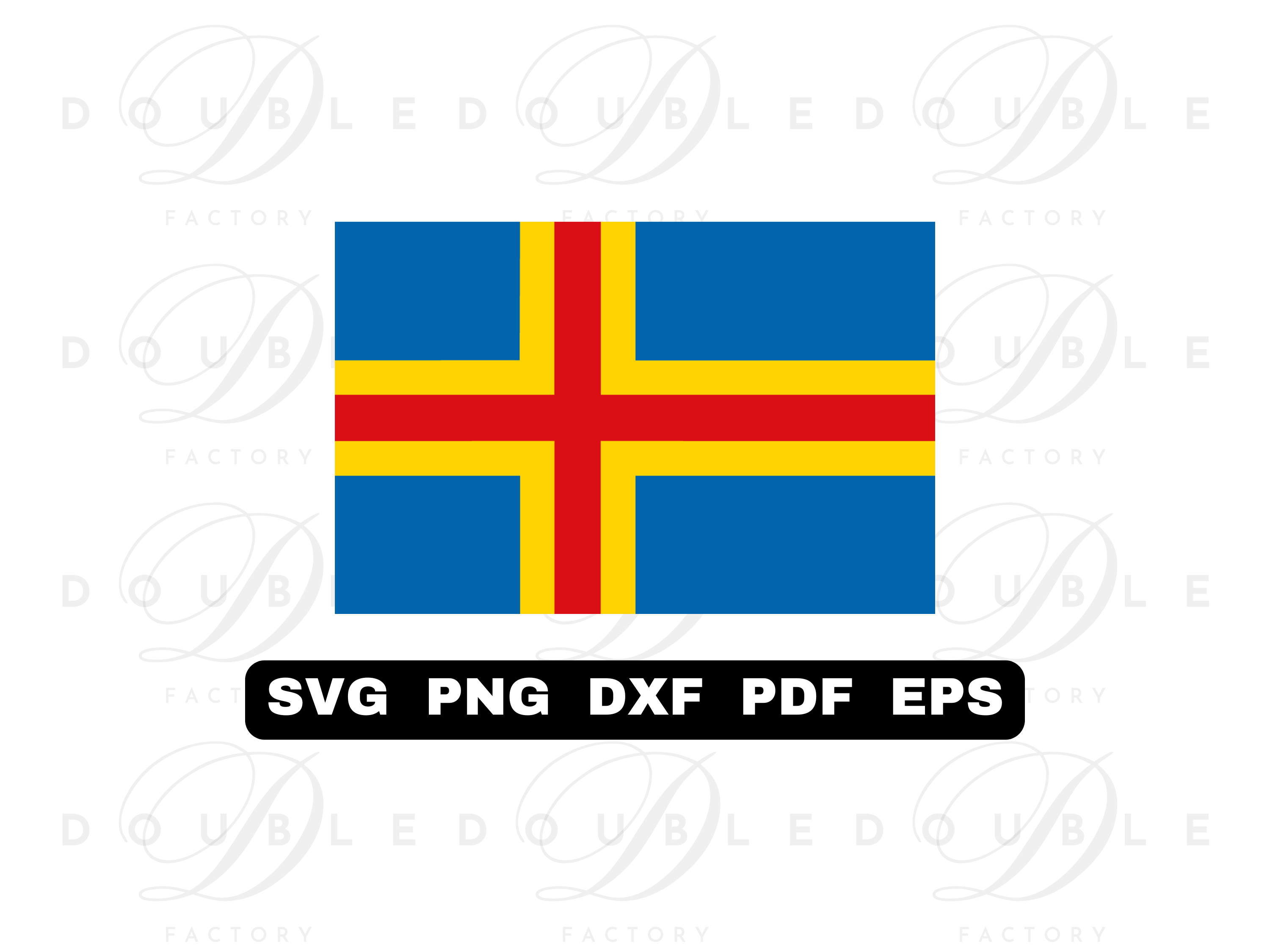 Aland Island Flag