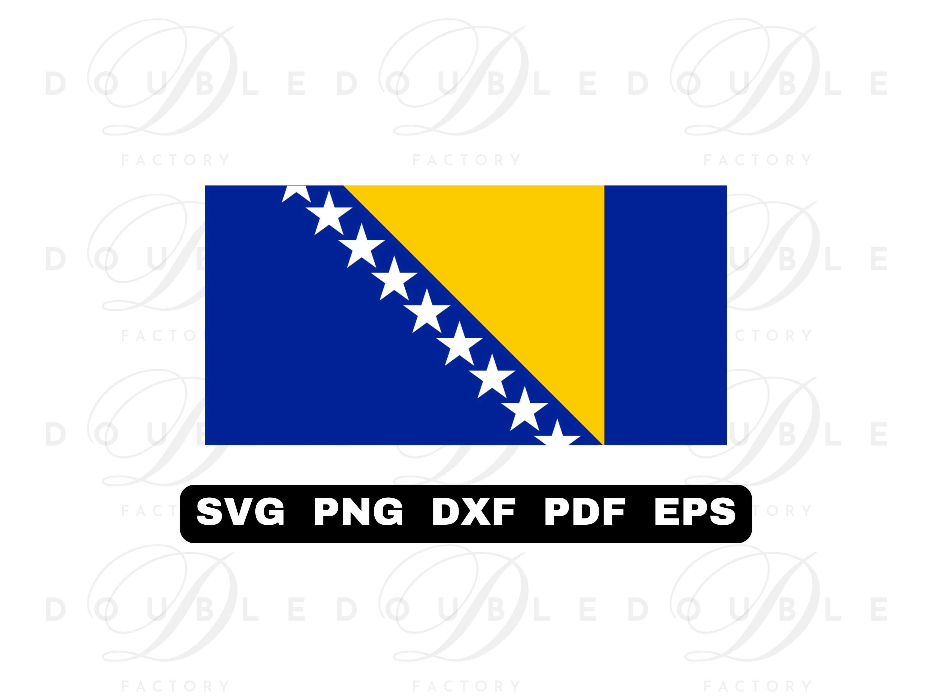 Bosnia and Herzegovina Flag