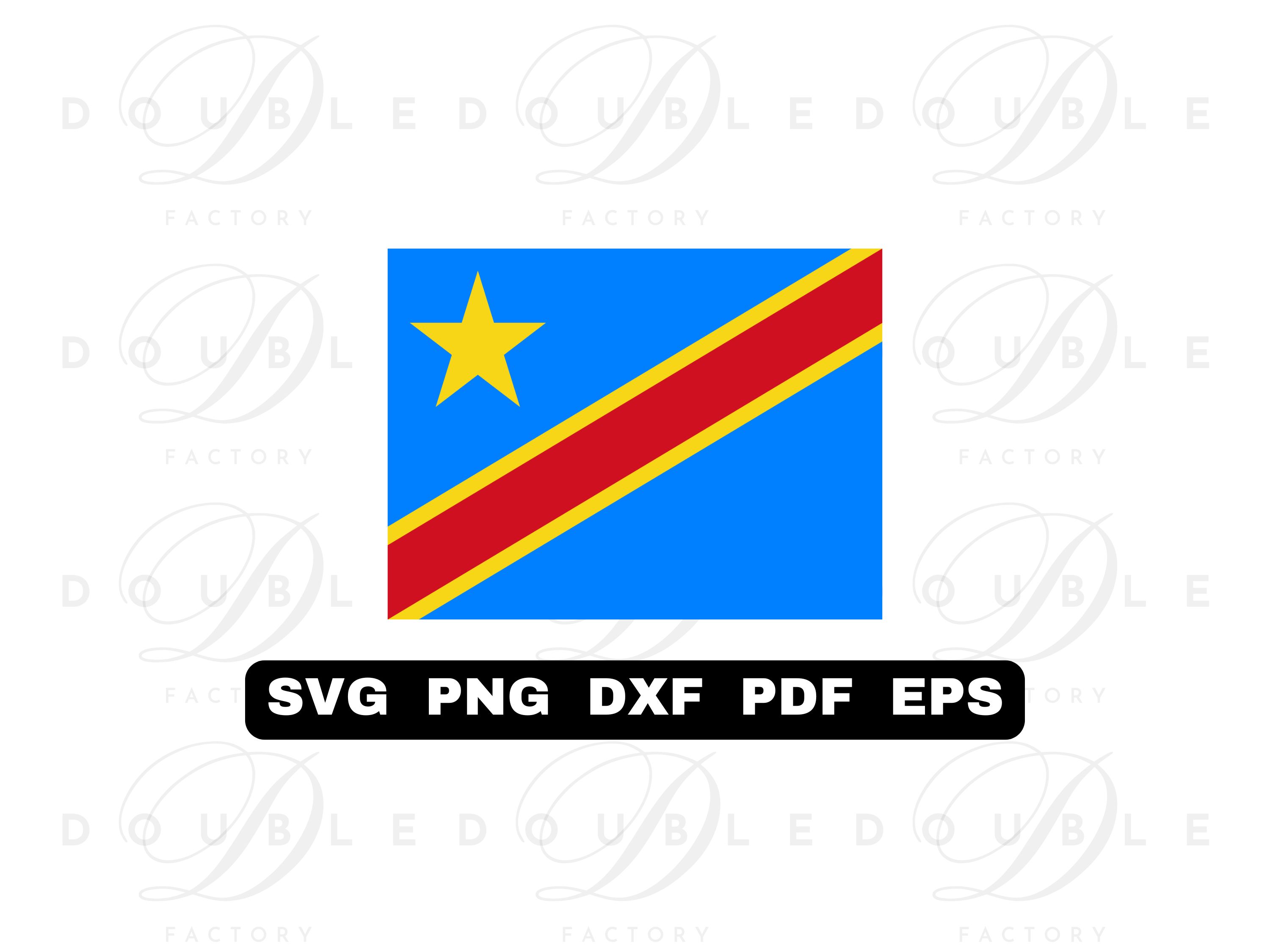 Congo Kinshasa Flag