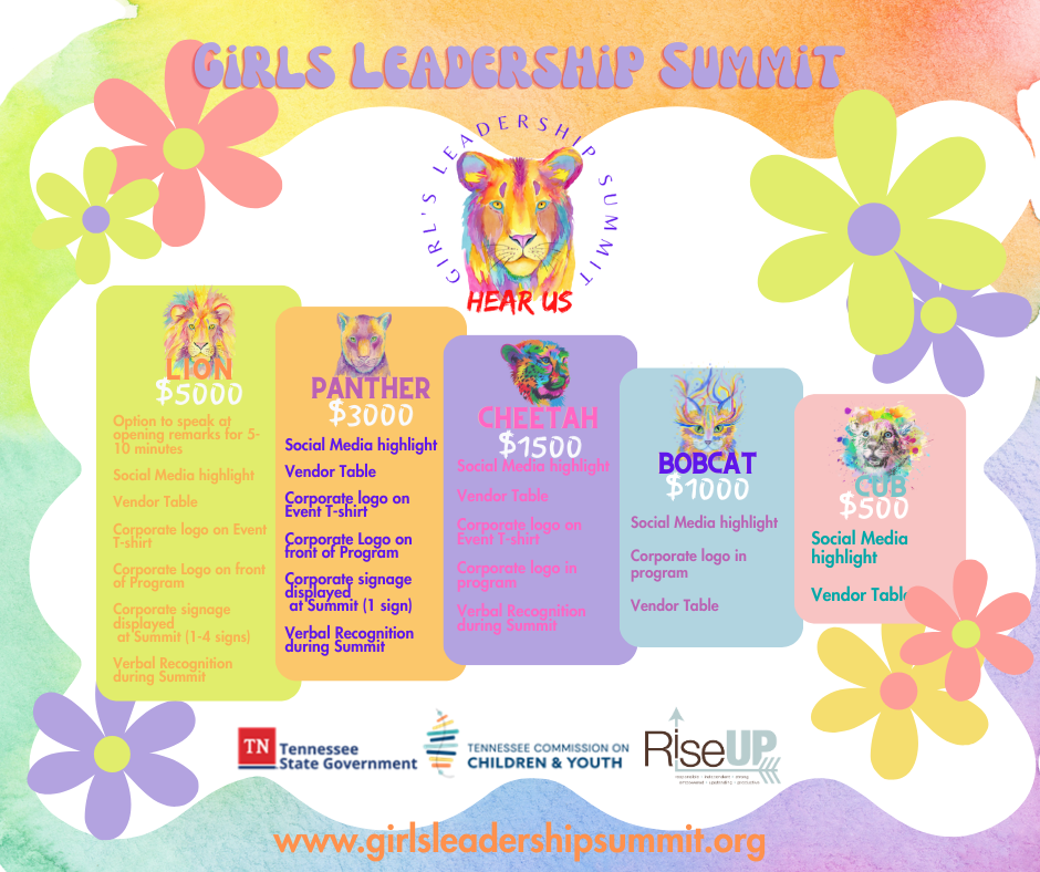 Girls Leadership Summit Sponsorship Packages