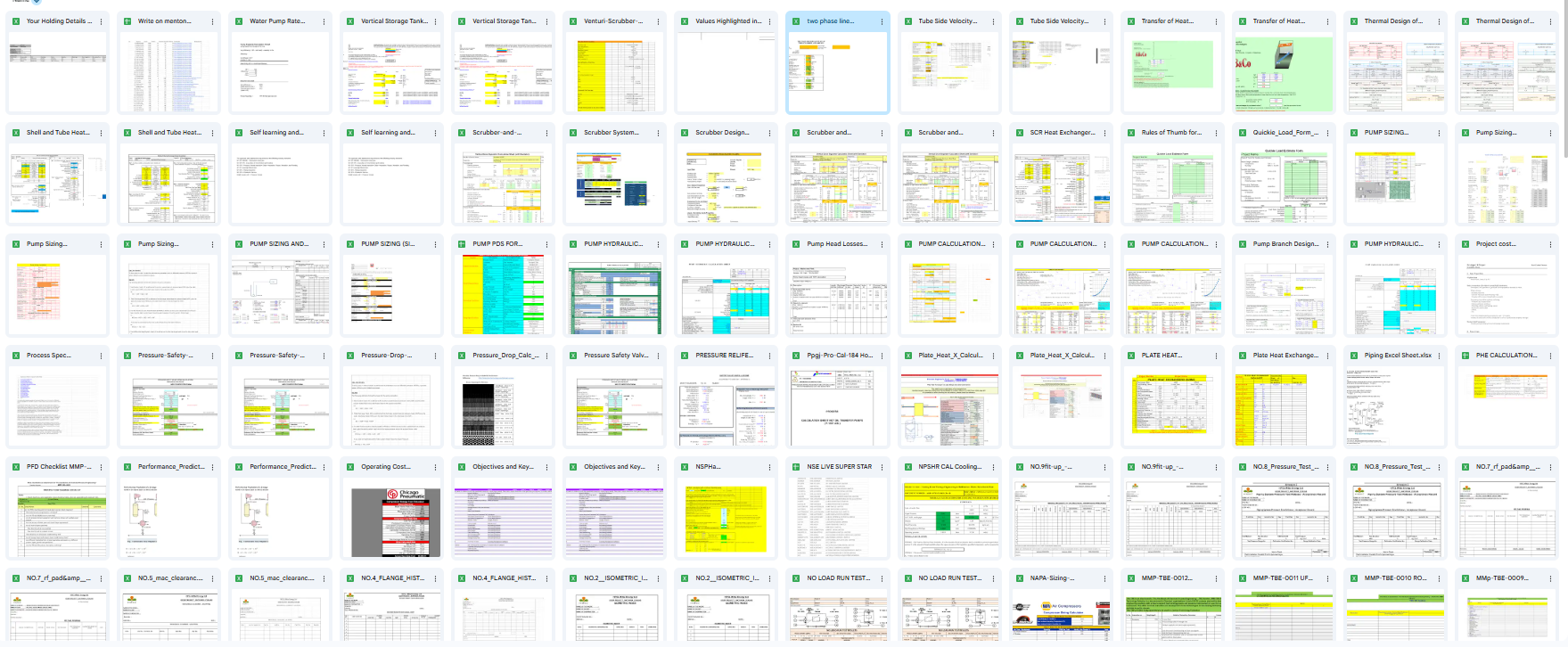 Engineering 65 Spreadsheet Bundle – Excel Tools for Process, Mechanical & Chemical Engineers