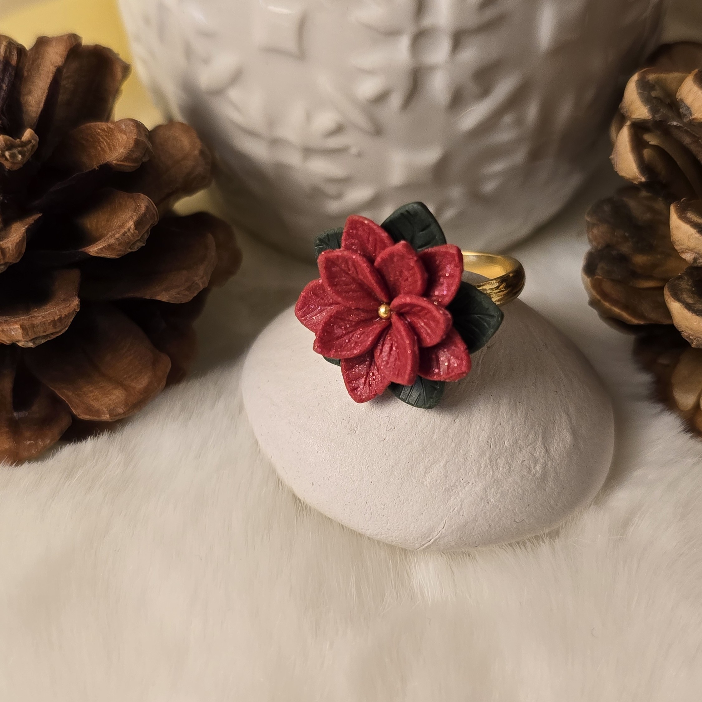 Bague Poinsettia