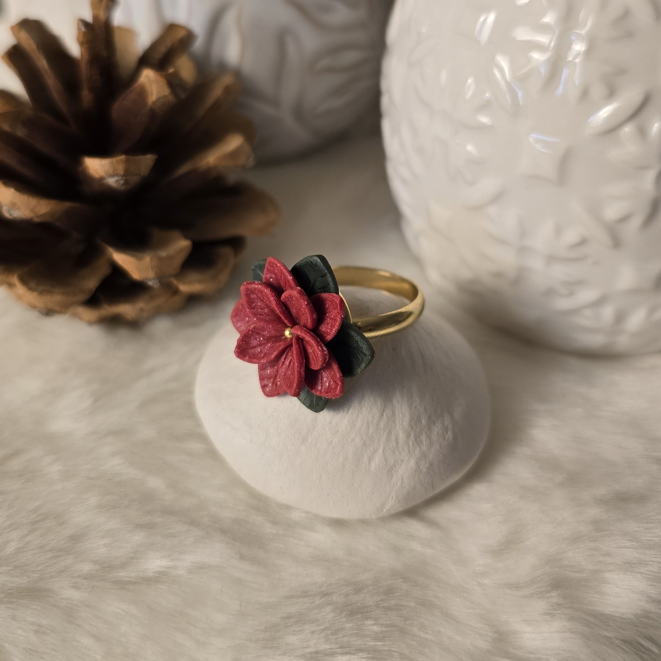 Bague Poinsettia