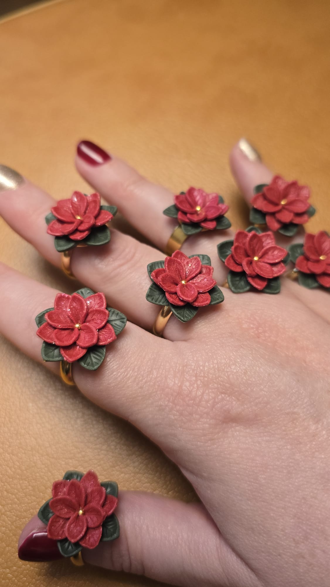 Bague Poinsettia