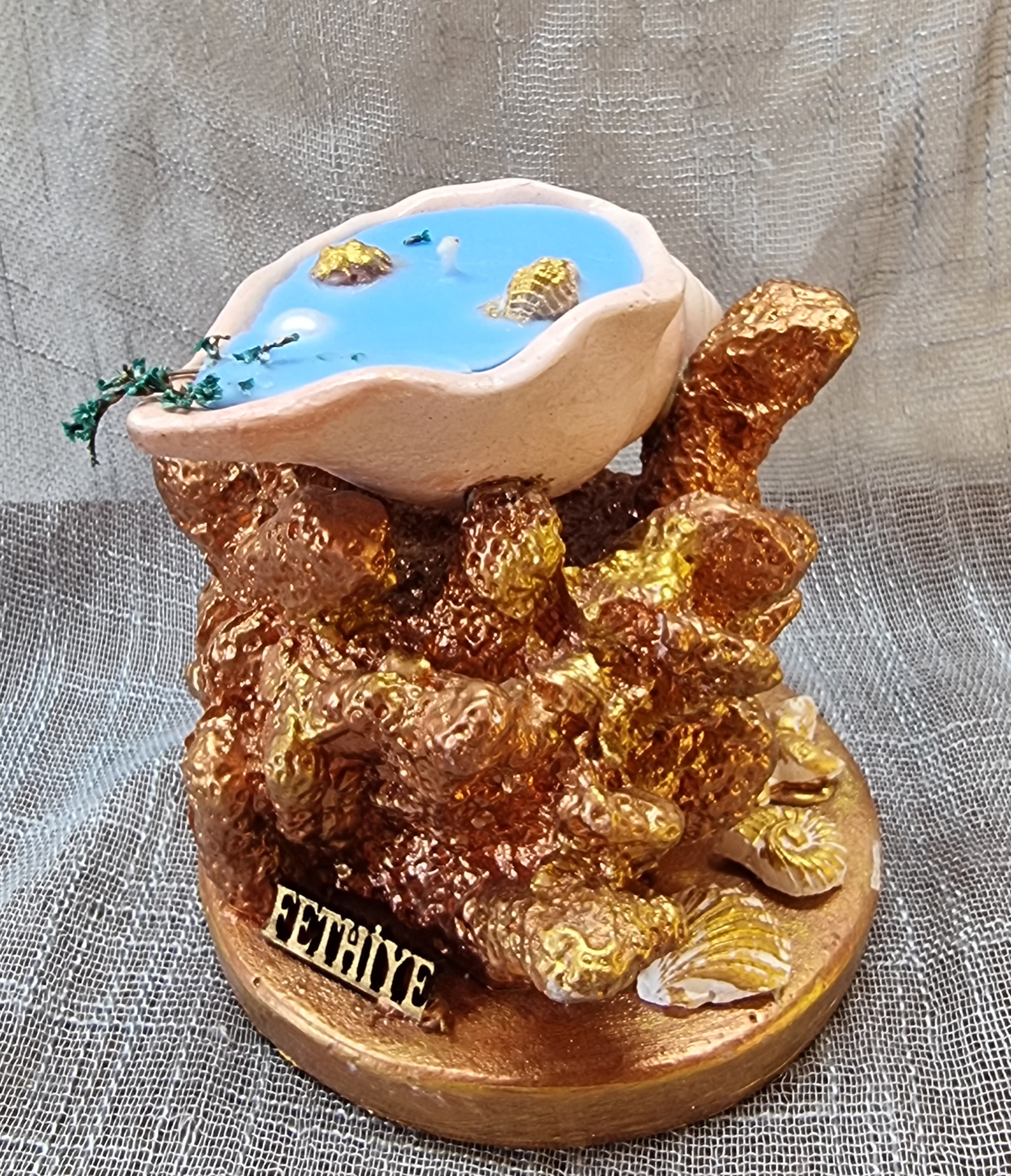 Small-size seashell on coral (sea freshness scent)