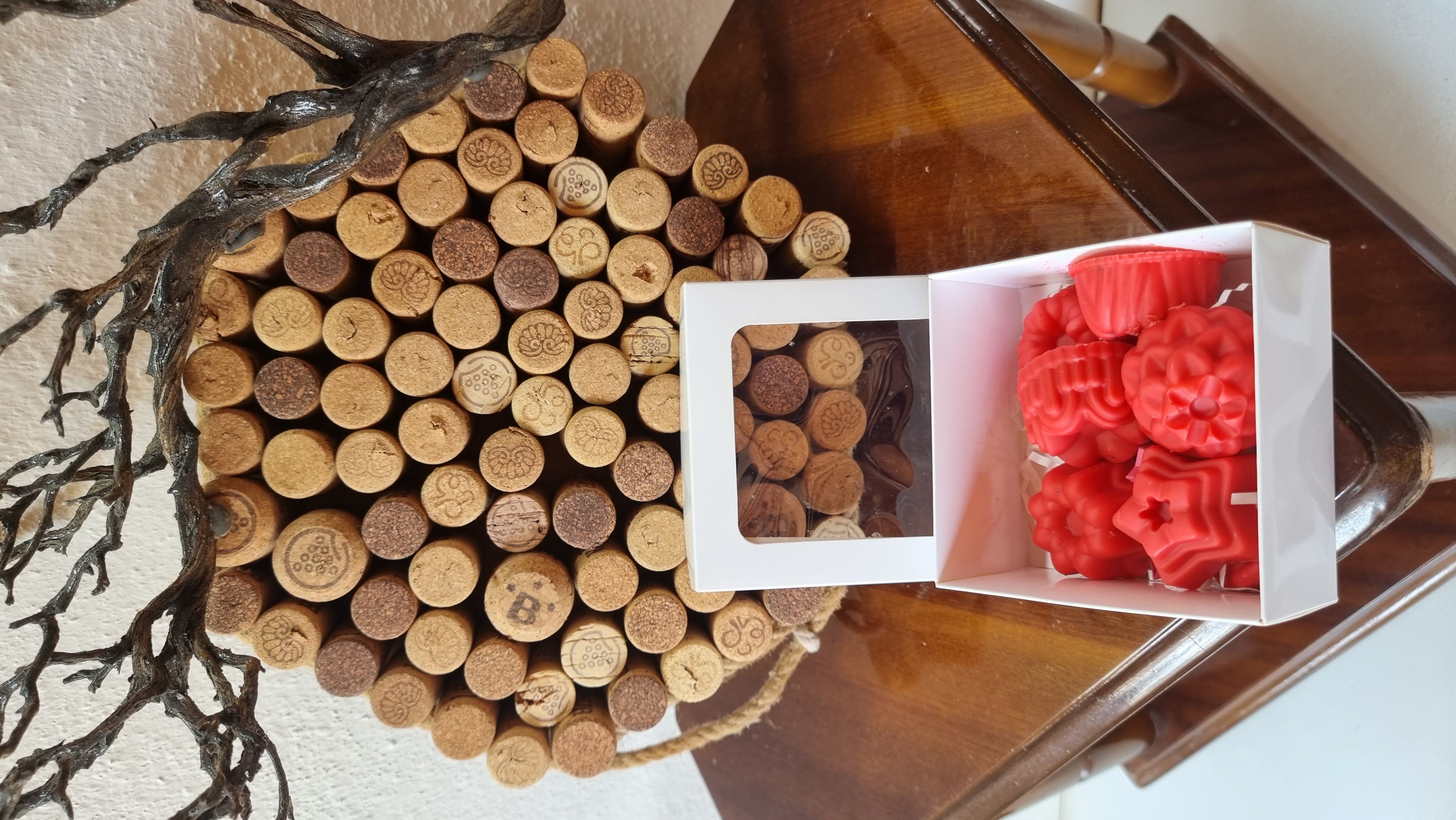 Wax melts with strawberry scent