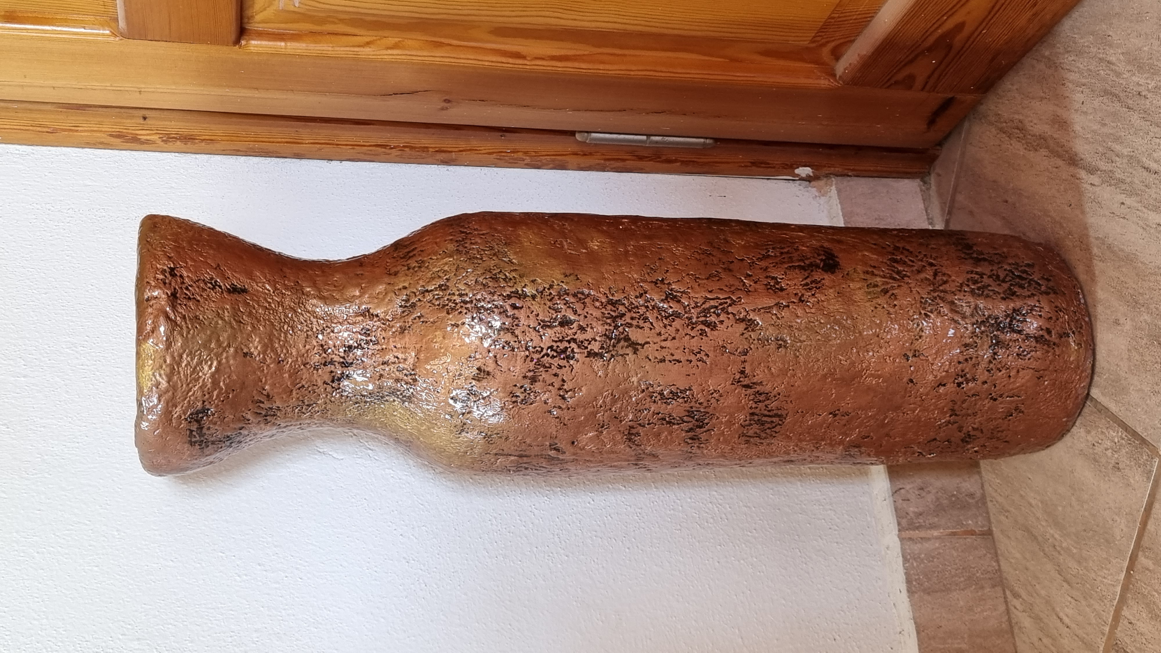 King-size vase with artificial flowers