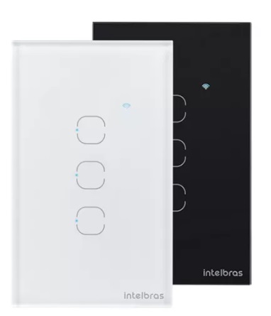 Interruptor 3 teclas já instalado, ews1003