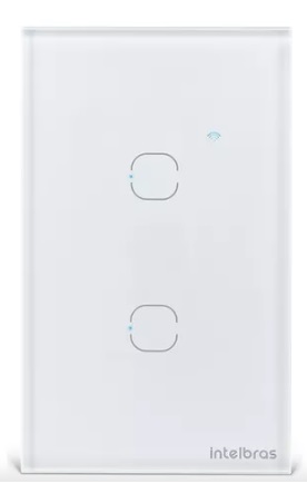 Interruptor 2 teclas já instalado,ews1002